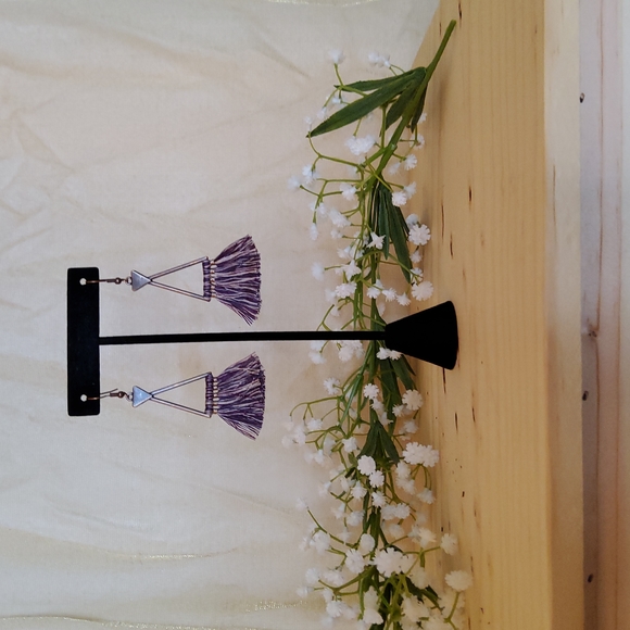 Vintage Style Tassel Earrings - Picture 2 of 5